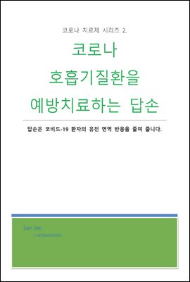 코로나  호흡기질환을 예방치료하는 답손